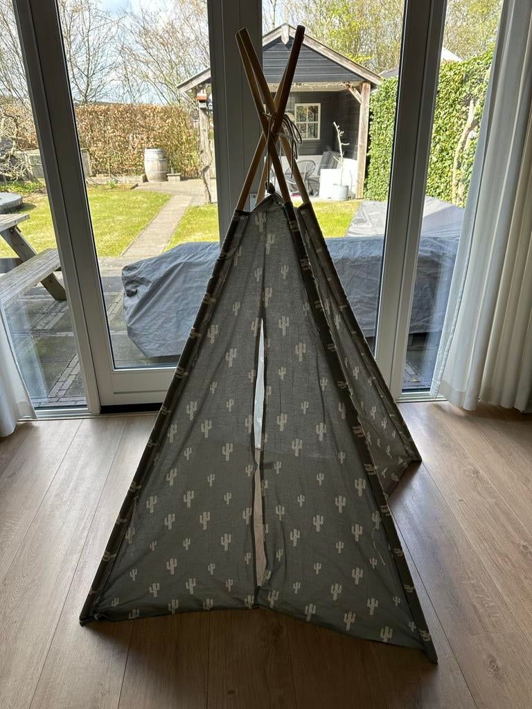 Leuke speel tipi tent - cactusprint, Ophalen of Verzenden, Zo goed als nieuw