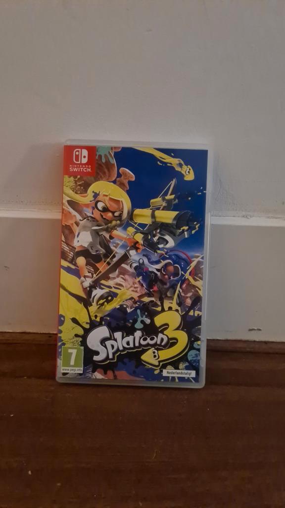 Splatoon 3 - Nintendo Switch, Spelcomputers en Games, Games | Nintendo Switch, Zo goed als nieuw, Shooter, 3 spelers of meer, Vanaf 7 jaar
