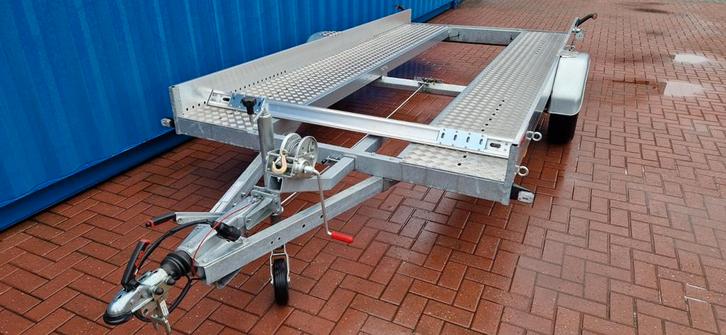 Anssems AMT1300  met lier op steun wielstop enz, Auto diversen, Aanhangers en Bagagewagens, Gebruikt, Ophalen