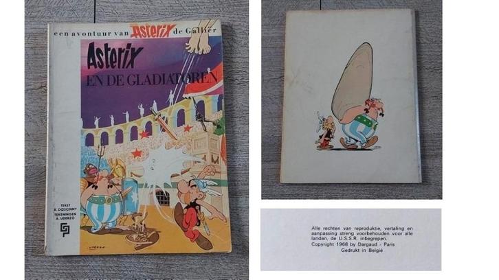 Astrix albums 5 eerste drukken met extra's, Boeken, Stripboeken, Gelezen, Meerdere stripboeken, Ophalen of Verzenden
