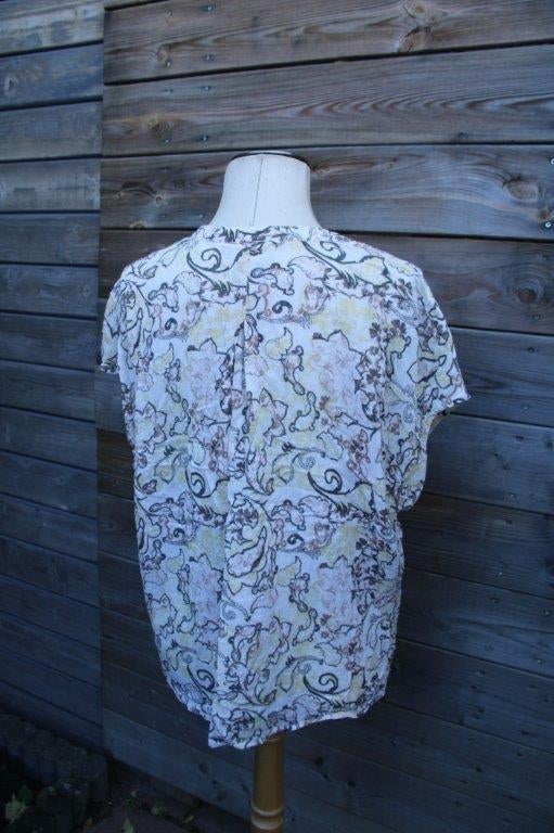 Tuniek creme/ geel/ grijs Yaya mt 44 vaste prijs, Verzenden, Maat 42/44 (L), Zo goed als nieuw, Yaya
