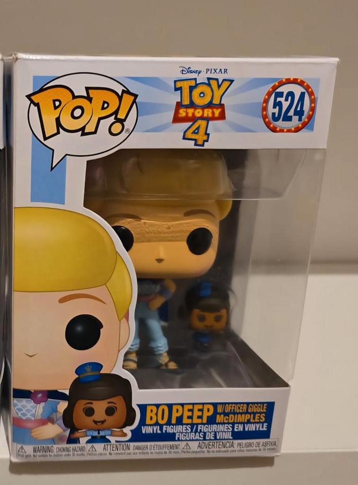 Funko Pop! Toy Story 4 Bo Peep met Officer Giggles, Verzamelen, Poppetjes en Figuurtjes, Nieuw, Ophalen of Verzenden
