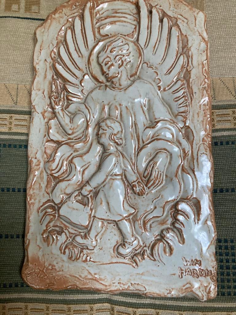 Wim Harzing tegel Utrecht 1898 1978 Beeldhouwer 1941?, Verzenden