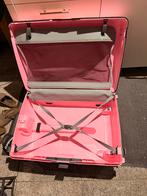 Carlton koffer stevig roze met wieltjes, Ophalen, Gebruikt, Hard kunststof, 45 tot 55 cm