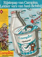 Retro reclame 1984 Campina rijstepap zuivel lekker vers, Verzenden, Overige typen
