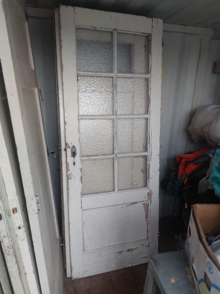 13 houten deuren (antiek), Ophalen, Gebruikt, 80 tot 100 cm, Binnendeur