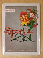 Brugse Sport Zot Origineel Reclamebord Van Metaal Met reliéf, Verzamelen, Biermerken, Ophalen, Nieuw, Reclamebord, Plaat of Schild