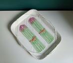 Vintage asperge schaal, Huis en Inrichting, Keuken | Servies, Ophalen of Verzenden, Overige stijlen, Glas, Schaal of Schalen