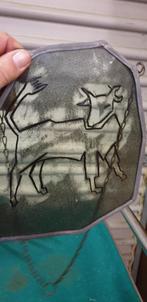 glas in lood stier met ketting, Ophalen of Verzenden, 'T Olde Gre-j, Info@toldegrej.nl, Endepoelstraat 20f Didam