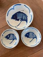 3 visschaaltjes, Ophalen of Verzenden, Zo goed als nieuw