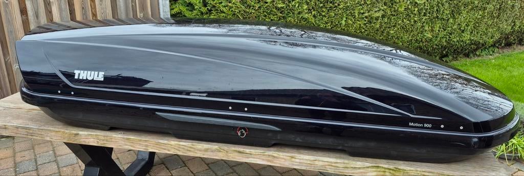 Thule Motion XXL (900) Black Glossy 630 liter Dakkoffer, Auto diversen, Dakkoffers, Ophalen, Gebruikt