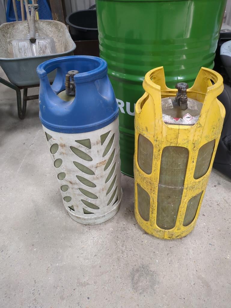 2x 10kg gasflessen, Tuin en Terras, Gasbarbecues, Ophalen of Verzenden, Gebruikt