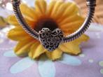 Pandora bedel 798462C00 = hearts & beaded stars + zirks, Pandora, Ophalen of Verzenden, Zo goed als nieuw, 1 bedel