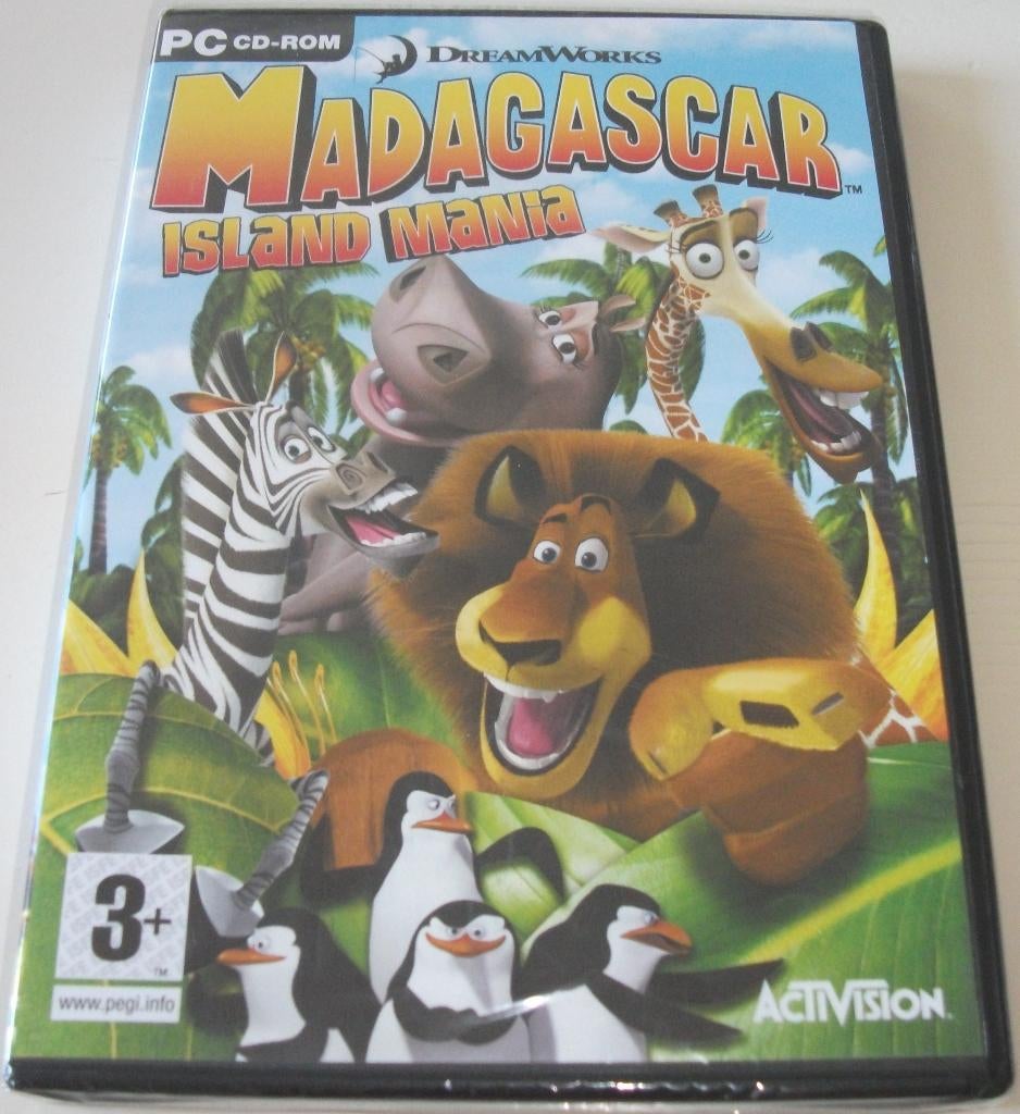 PC Game *** MADAGASCAR *** *NIEUW*, Cd's en Dvd's, Dvd's | Kinderen en Jeugd, Nieuw in verpakking, Alle leeftijden, Ophalen of Verzenden