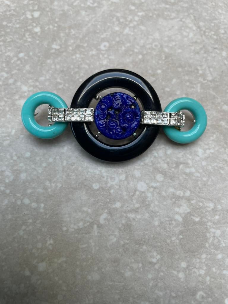 Kenneth Jay Lane broche, Ophalen of Verzenden, Zo goed als nieuw, Staal, Oor- of Traguspiercing