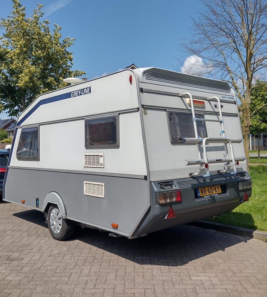Kip Grey-Line KG41, nieuwe mover en bekleding, Caravans en Kamperen, 2 aparte bedden, Rondzit, Particulier, 4 tot 5 meter