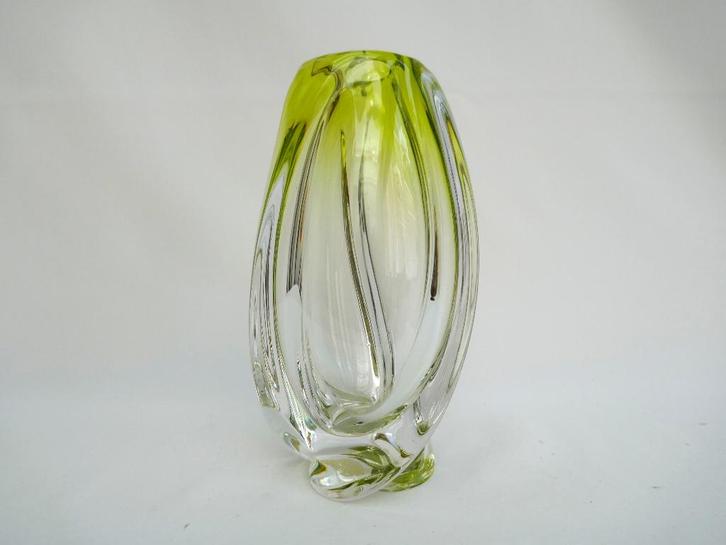 Val Saint Lambert - vaas - kristal jaren 50, Verzamelen, Retro, Overige typen, Ophalen