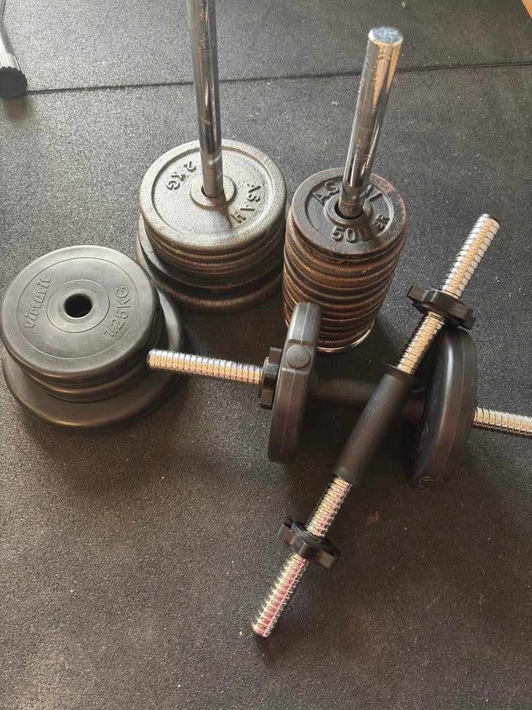 Verstelbare halters & halterschijven, Sport en Fitness, Fitnessmaterialen, Ophalen of Verzenden, Gebruikt, Dumbbell