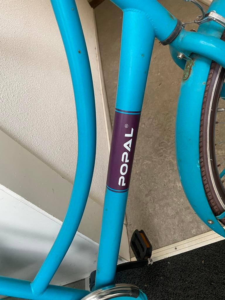 Popal kinderfiets 12 / 16 jaar - Blauw, Ophalen of Verzenden, Gebruikt, 20 inch of meer