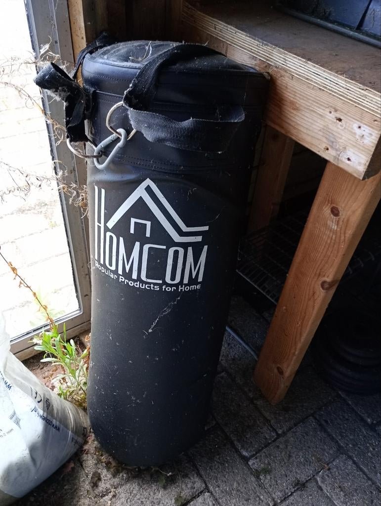 Homcom Bokszak - Gebruikt, In Goede Staat met Ophangsysteem, Sport en Fitness, Boksen, Ophalen, Gebruikt, Bokszak