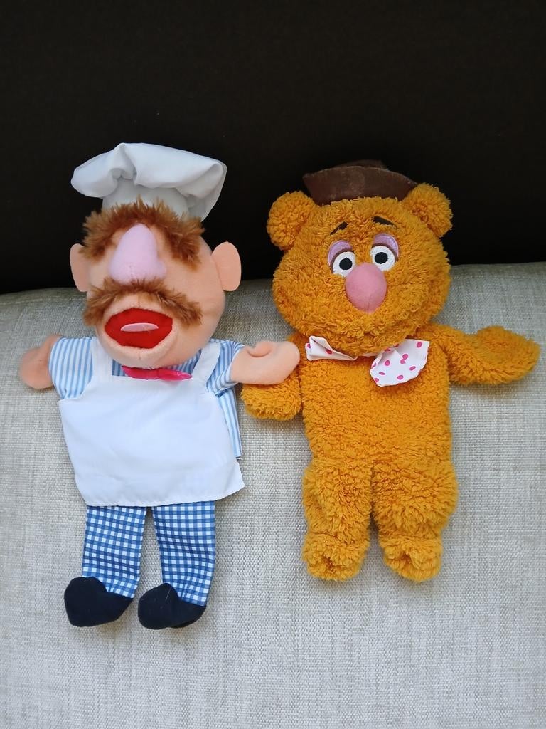 Muppets Handpoppen Disney Fozzie en de Zweedse Kok, Ophalen of Verzenden, Zo goed als nieuw, Overige typen, Disney