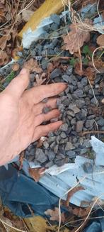 Siergrint  Antraciet, Tuin en Terras, Grind, Keien en Split, Ophalen, Overige materialen, Gebruikt, Antraciet