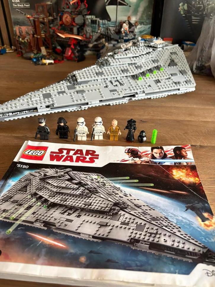 Lego 75190 First order star destroyer, Kinderen en Baby's, Speelgoed | Duplo en Lego, Zo goed als nieuw, Ophalen of Verzenden