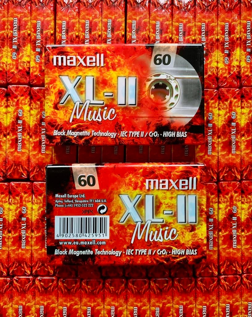 NOS Maxell XLII-60 NIEUW cassettebandjes XLII60 XLII 60 OVP, Ophalen of Verzenden, Maxell, Nieuw in verpakking, Maxell Europe Limited. Botanica Ditton Park, Riding Court Road,  Datchet, Slough,  Berkshire England SL3 9LL