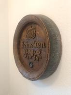 Vintage Heineken Vatdeksel voor aan de muur, Verzamelen, Ophalen of Verzenden, Zo goed als nieuw, Reclamebord, Plaat of Schild