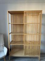 IKEA kast (NORDKISA) - Open met schuifdeur, bamboe (120x186), Ophalen, Met deur(en), 100 tot 150 cm, Bamboe