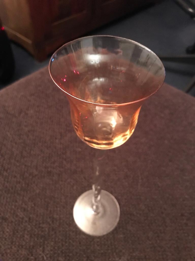 Glas oud Gedraaide Steel., Verzamelen, Ophalen of Verzenden, Zo goed als nieuw, Borrel- of Shotglas