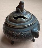 Antieke bronzen wierookbrander, China, Ophalen of Verzenden, Brons