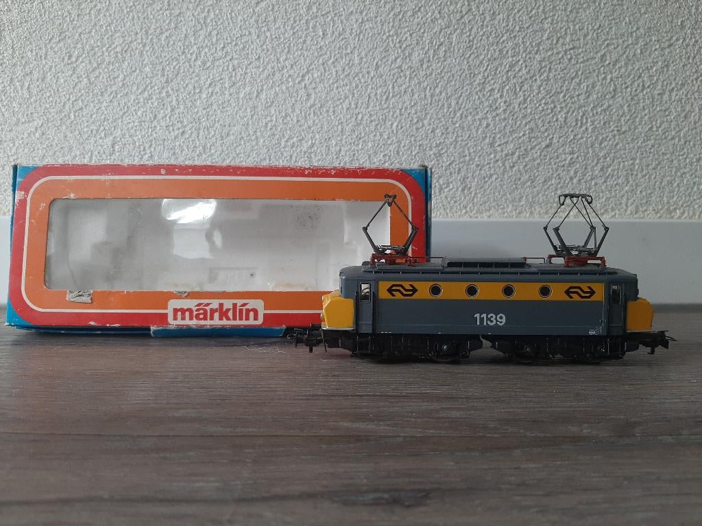 Marklin 3324 nederlandse elektrische locomotief met OVP., Hobby en Vrije tijd, Modeltreinen | H0, Wisselstroom, Gebruikt, Locomotief