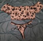 Doorschijnend lingerie setje met string, Kleding | Dames, Ondergoed en Lingerie, Hunkemöller, Ophalen of Verzenden, Overige kleuren