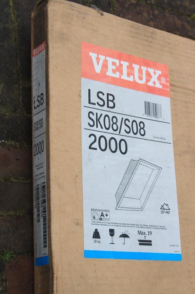 Velux dakraam GGL GGU SK08 S08  LSB BFX, Ophalen, Minder dan 80 cm, 80 tot 120 cm, Nieuw