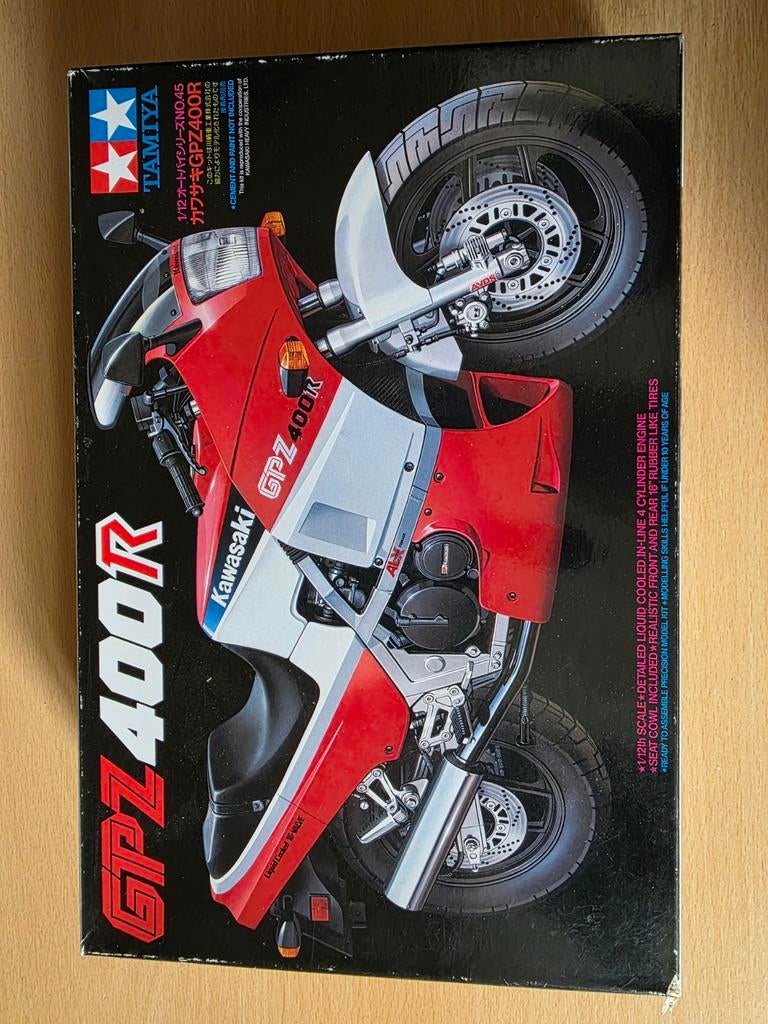 KAWASAKI GPZ 400 R Tamiya 1/12, Ophalen of Verzenden, Groter dan 1:32, Overige typen, Tamiya