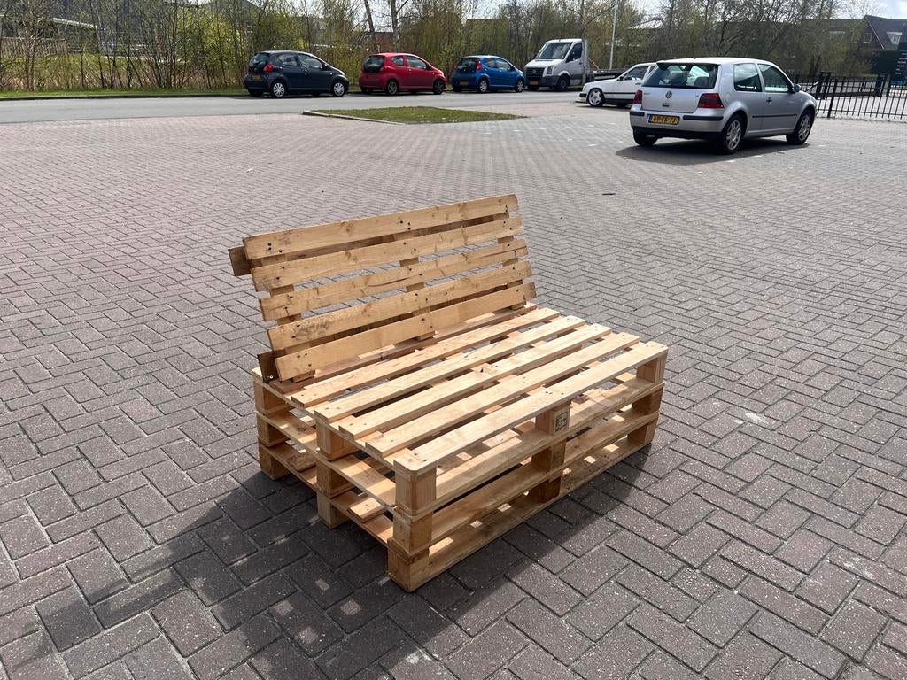 Palletbankje, Tuin en Terras, Tuinbanken, Ophalen, Nieuw, Hout
