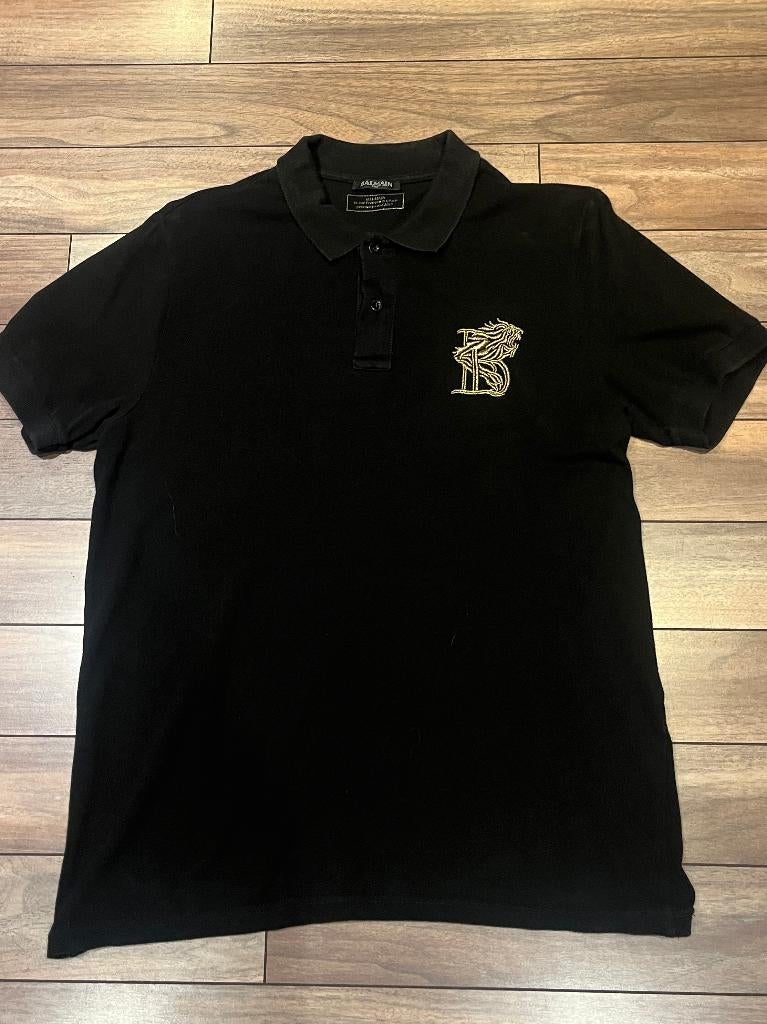 Balmain polo, Balmain, Maat 48/50 (M), Zwart, Ophalen of Verzenden