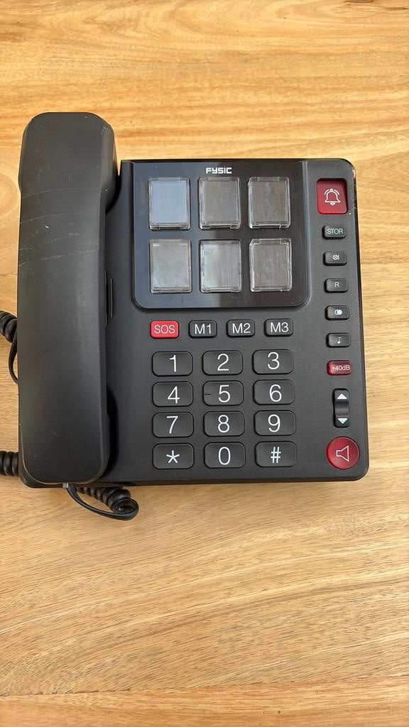 Seniorentelefoon merk Fysic, Ophalen of Verzenden, Gebruikt