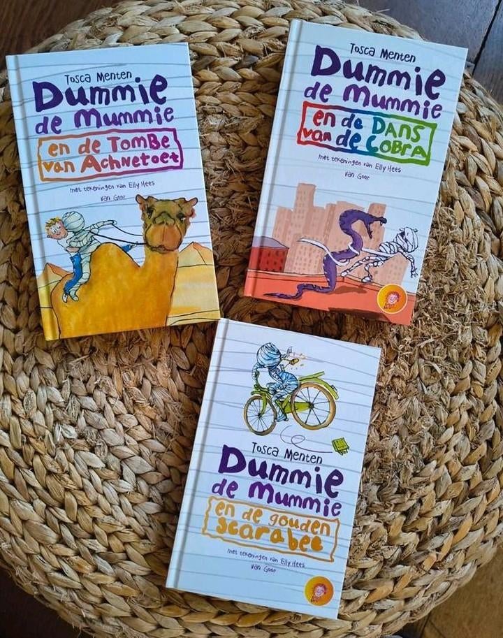 Dummie de Mummie/ 3 boeken voor €10 / Tosca Menten, Ophalen of Verzenden, Zo goed als nieuw, Tosca Menten