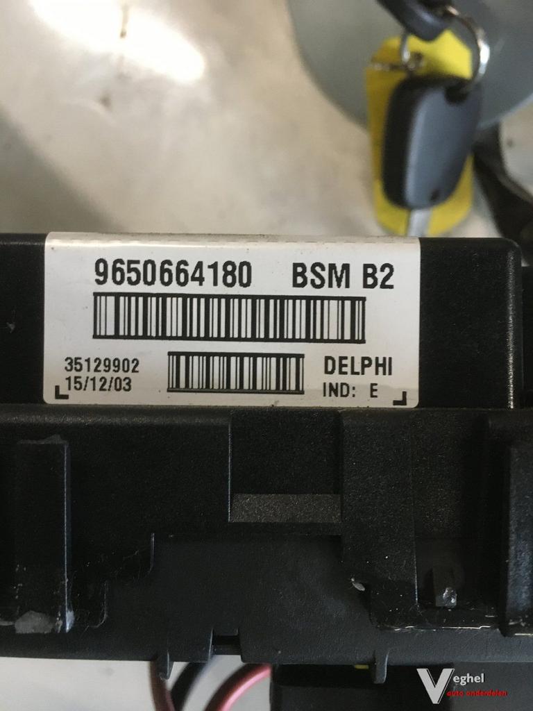 Peugeot 206 1.4 2003  Contactslot met  2 deurslotjes en comp, Auto-onderdelen, Gebruikt, -, -, Ophalen of Verzenden