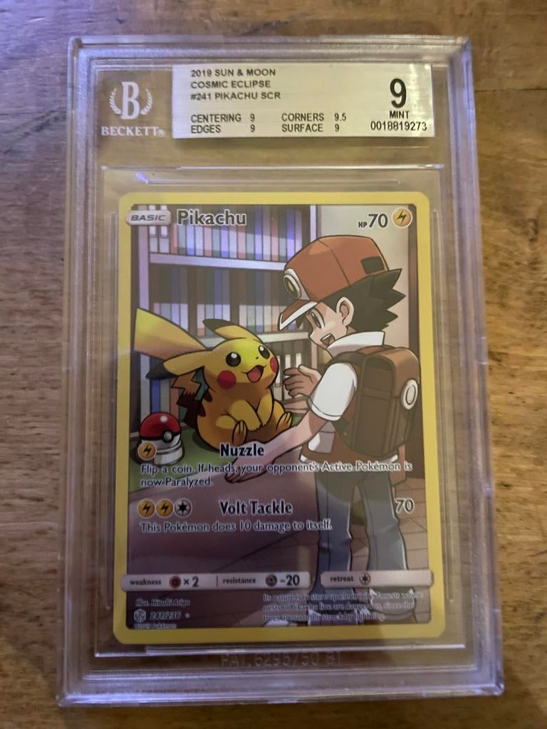 Pokemon pikachu ir 241/236 BGS 9!, Hobby en Vrije tijd, Verzamelkaartspellen | Pokémon, Ophalen of Verzenden, Zo goed als nieuw