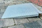 Aluminium drempelhulp / oprijplaat van traanplaat., Ophalen of Verzenden