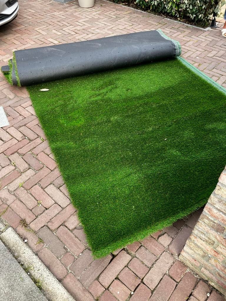 Kunstgras - reststuk, Tuin en Terras, Ophalen, Nieuw, Minder dan 10 m², Kunstgras