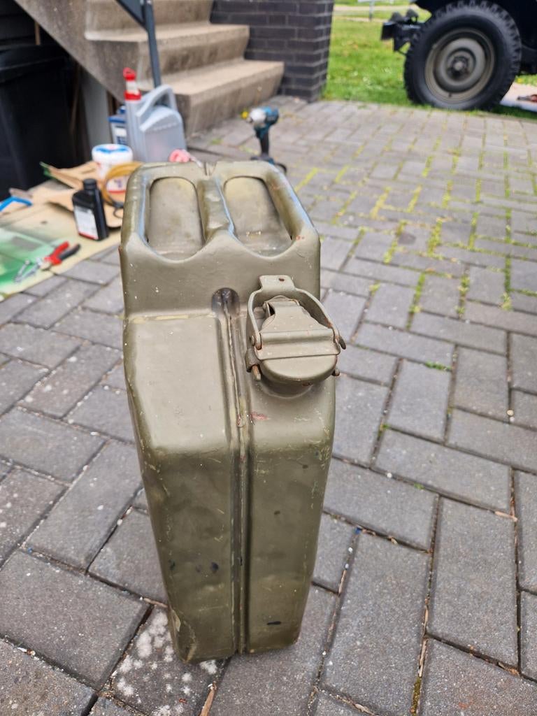 Jerrycan 1943 - Militair voertuig / Mancave decoratie, Ophalen of Verzenden, Gebruikt, Overige automerken