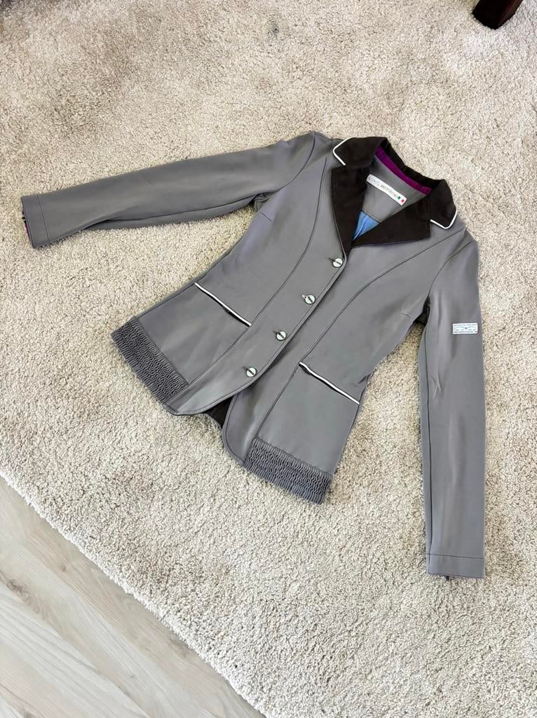 Wedstrijdjasje Animo Italia grijs XXS-XS, Ophalen of Verzenden, Dames, Bovenkleding