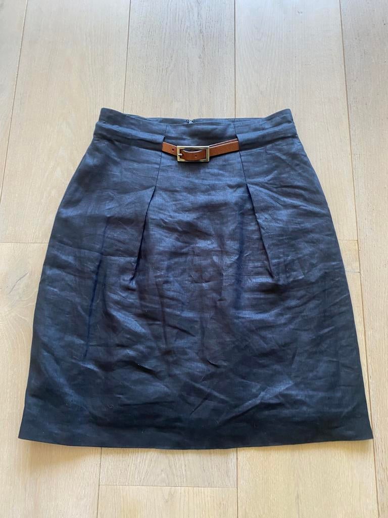 Linnen rok Natan 40 nieuwstaat, Maat 38/40 (M), Blauw, Ophalen of Verzenden, Zo goed als nieuw