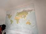 Grote Wereldkaart Canvas - IKEA Decoratie, Ophalen, Gebruikt