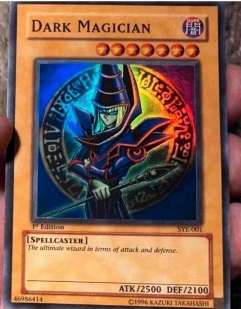 Yu-Gi-Oh! Dark Magician SYE 1st Edition Old US Print !, Hobby en Vrije tijd, Verzamelkaartspellen | Yu-gi-Oh!, Ophalen of Verzenden