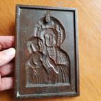 Icoon Plaque Brons Polen MATKA BOSKA CZESTOCHOWA MADONNA, Verzenden